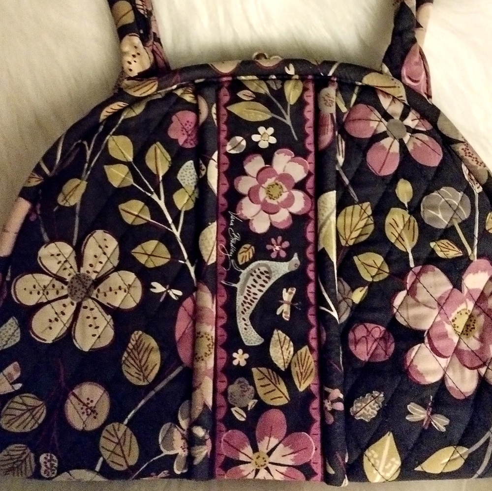 Vera Bradley Retired "Floral Nightingale" Bag